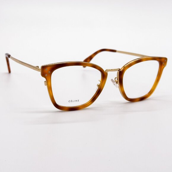 NEW CELINE CL 50002U 055 WOMEN LIGHT HAVANA EYEGLASSES CELINE CL50002U 055 - Picture 8 of 12